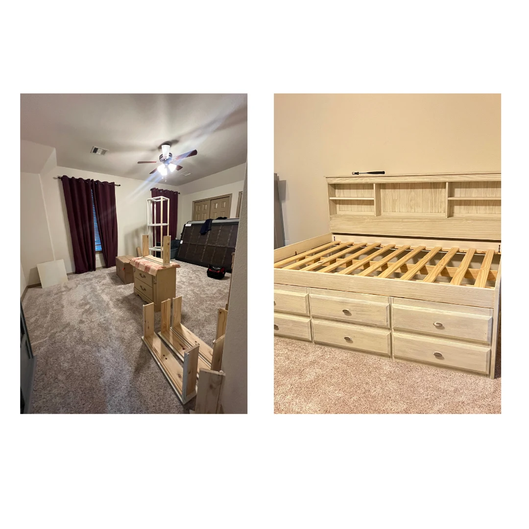 Furniture assembly, original project comparison