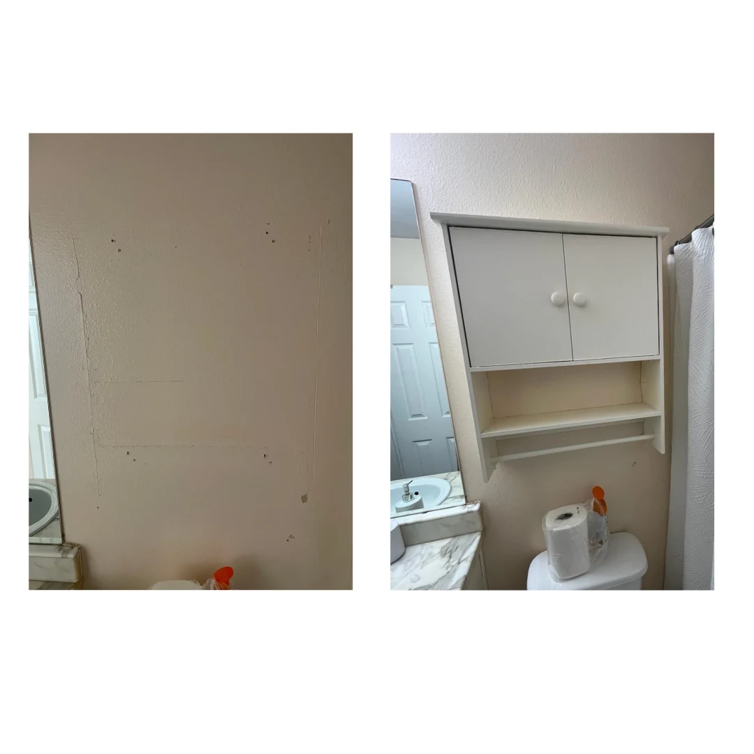 Shelving & storage, original project comparison